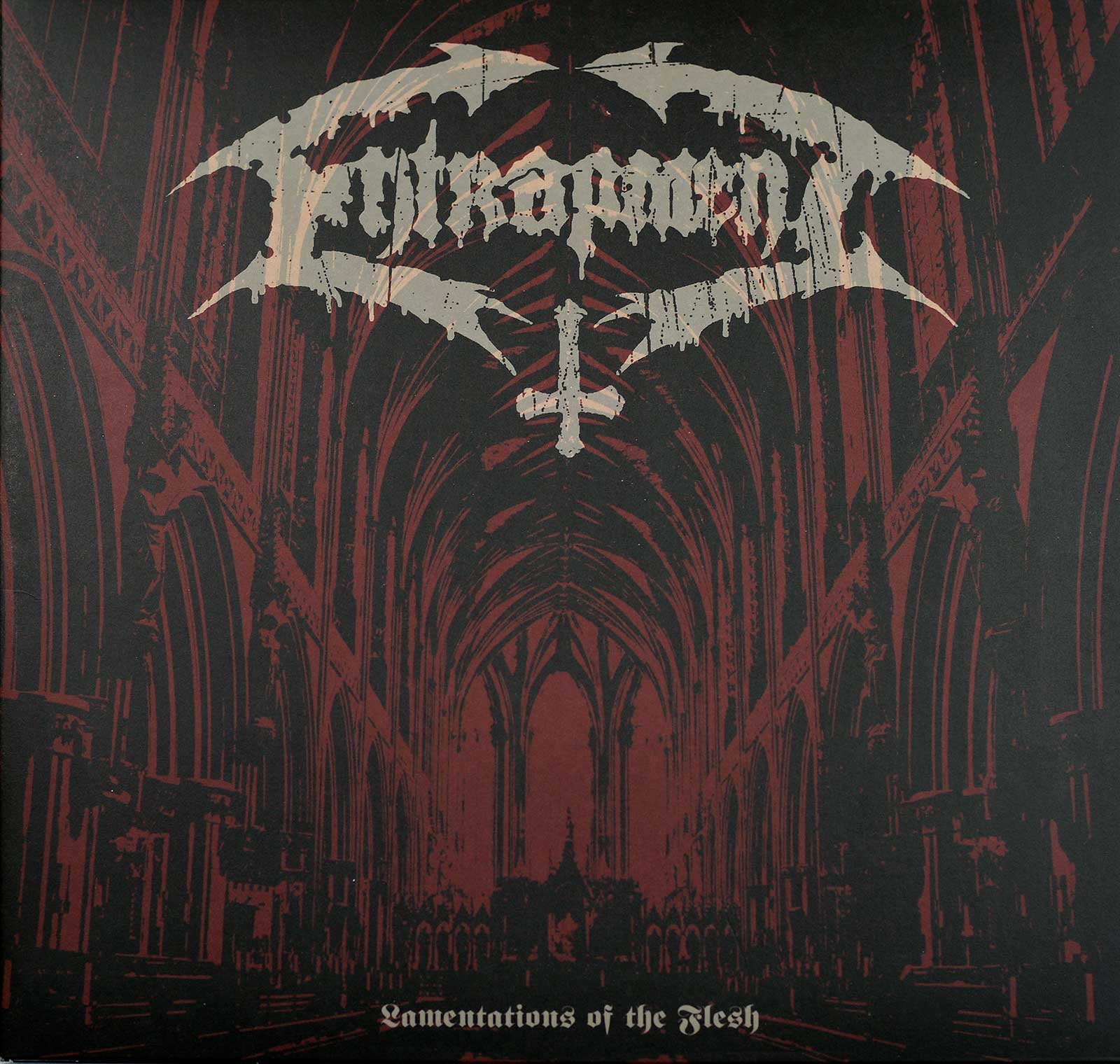 Album Front cover Photo of ENTRAPMENT - Lamentations Of The Flesh https://vinyl-records.nl/