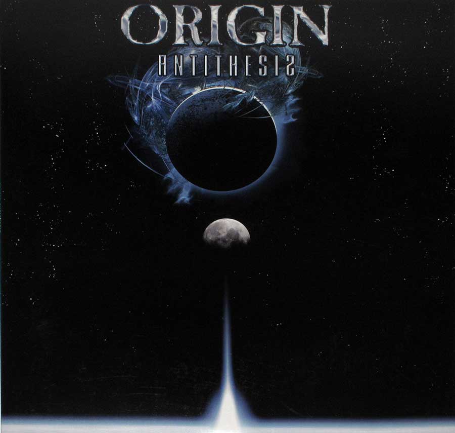 ORIGIN - Antithesis Blue Vinyl Death Metal 12" LP Album front cover https://vinyl-records.nl