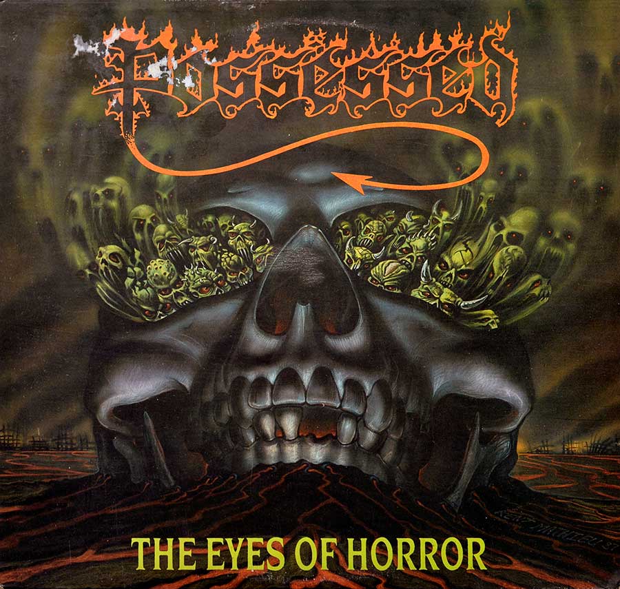 POSSESSED - The Eyes of Horror USA Combat 12" Vinyl LP Album 
 front cover https://vinyl-records.nl