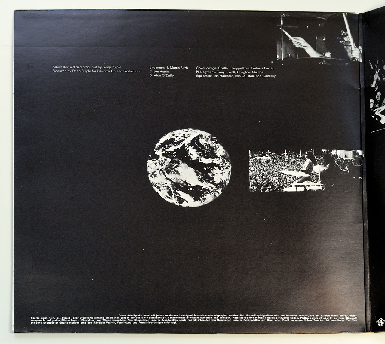High Resolution Photo of the Inside Page of the Gatefold Cover Side One of DEEP PURPLE - Fireball (Netherlands) https://vinyl-records.nl