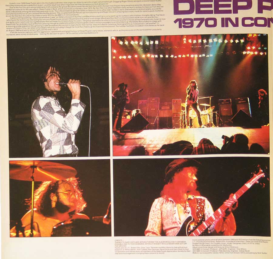 High Resolution #3 Photo Deep Purple In Concert Unreleased Netherlands 