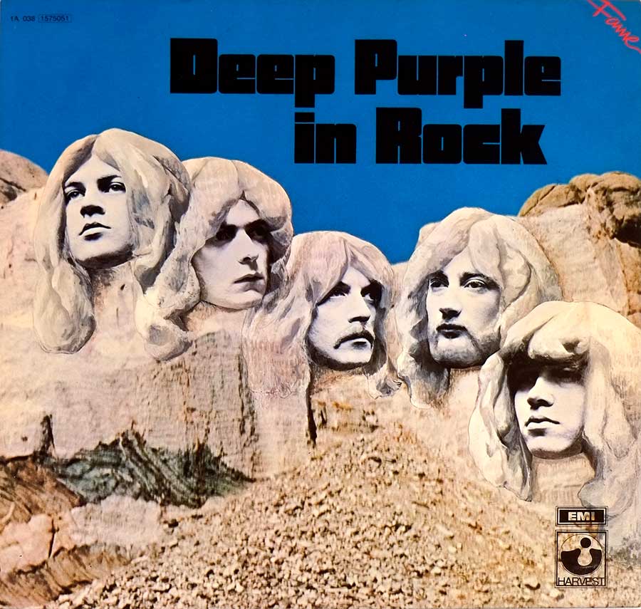 Front Cover Photo Of DEEP PURPLE - In Rock Fame Netherlands 12" LP Album Vinyl