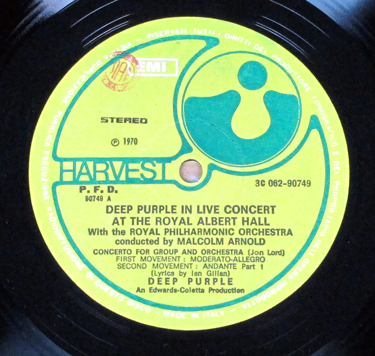 High Resolution Photo #5 DEEP PURPLE Live At The Royal Albert Hall Italy Vinyl Record