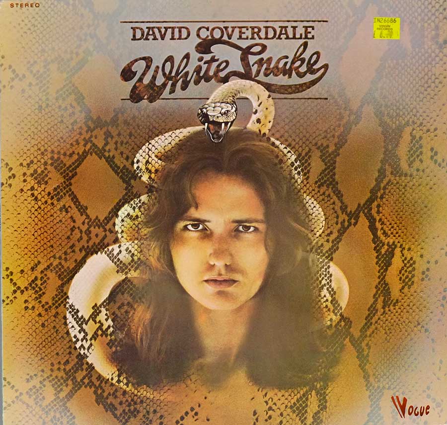 Front Cover Photo Of DAVID COVERDALE - Whitesnake 12" LP Vinyl Album
