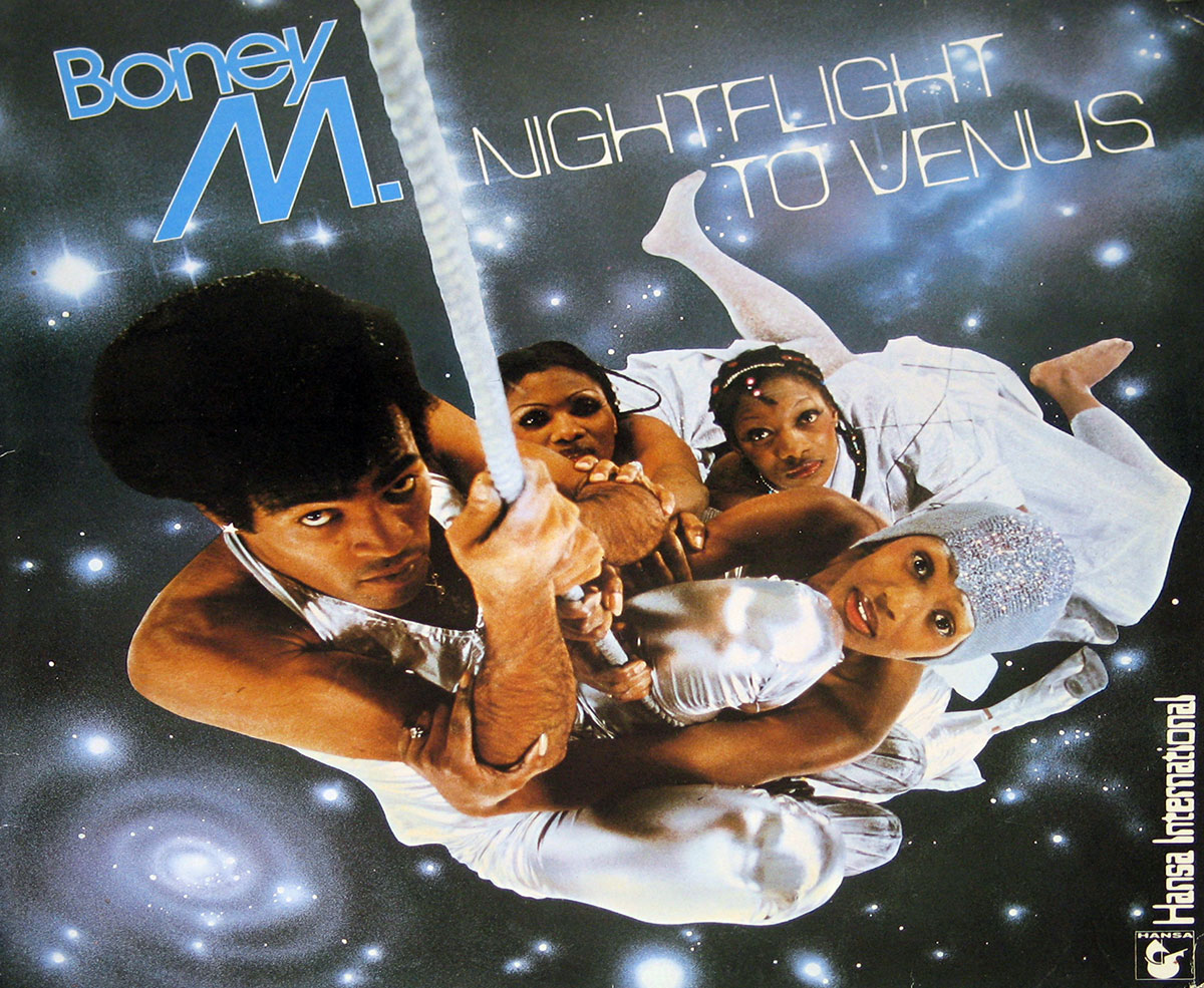 Album Front Cover Photo of Boney M Nightflight to Venus Postcards FOC  