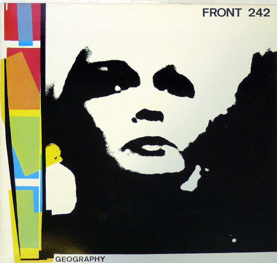 FRONT 242 - Geography 12" LP VINYL Album front cover https://vinyl-records.nl