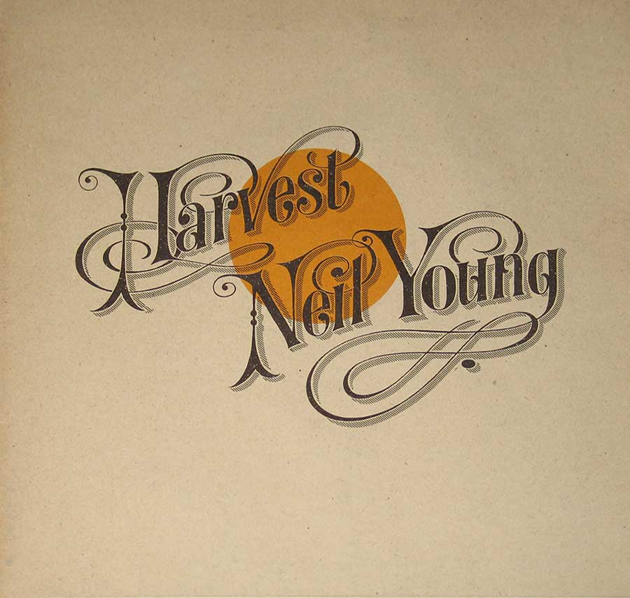 NEIL YOUNG - Harvest German Release 12" Vinyl LP Album front cover https://vinyl-records.nl