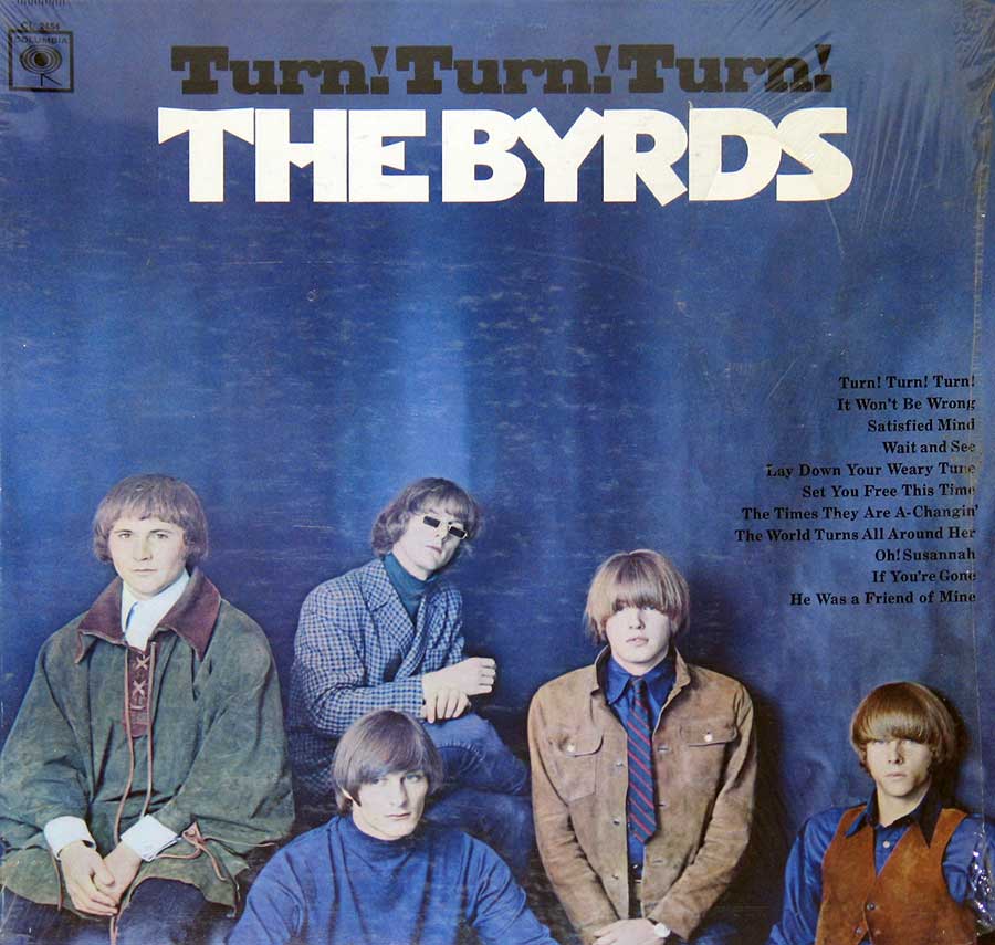 BYRDS - Turn Turn Turn MONO release 12" Vinyl LP Album  front cover https://vinyl-records.nl