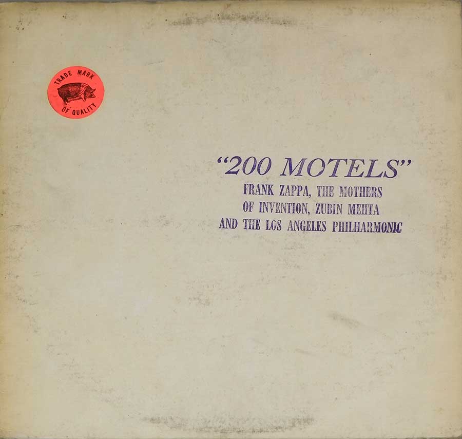 FRANK ZAPPA MOTHERS OF INVENTION - 200 Motels Live Tmoq Green Vinyl 12" LP ALBUM album front cover