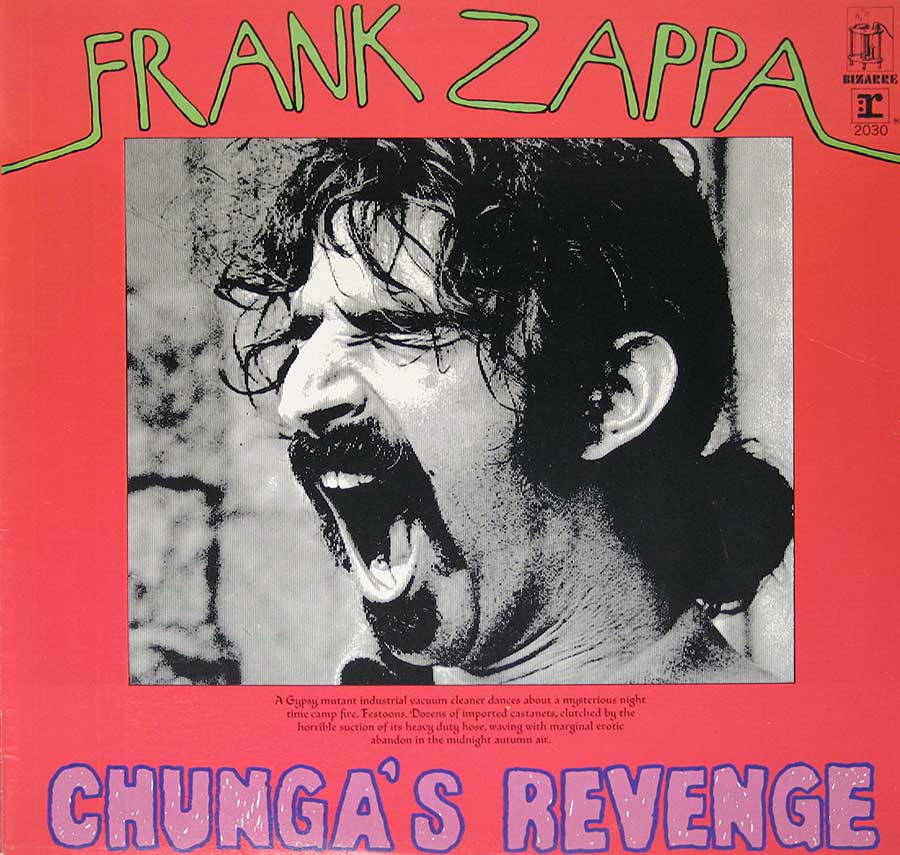 FRANK ZAPPA - Chunga's Revenge Canada 12" Vinyl LP Album album front cover