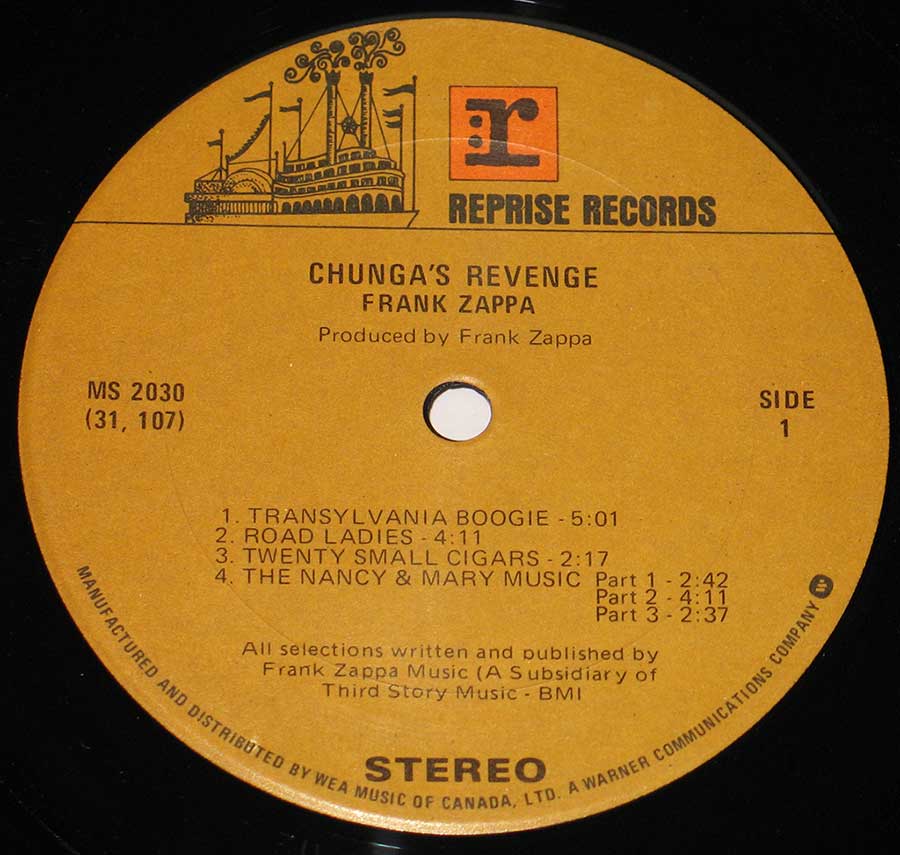 Record Label Details: Reprise MS 2030, 31 107 