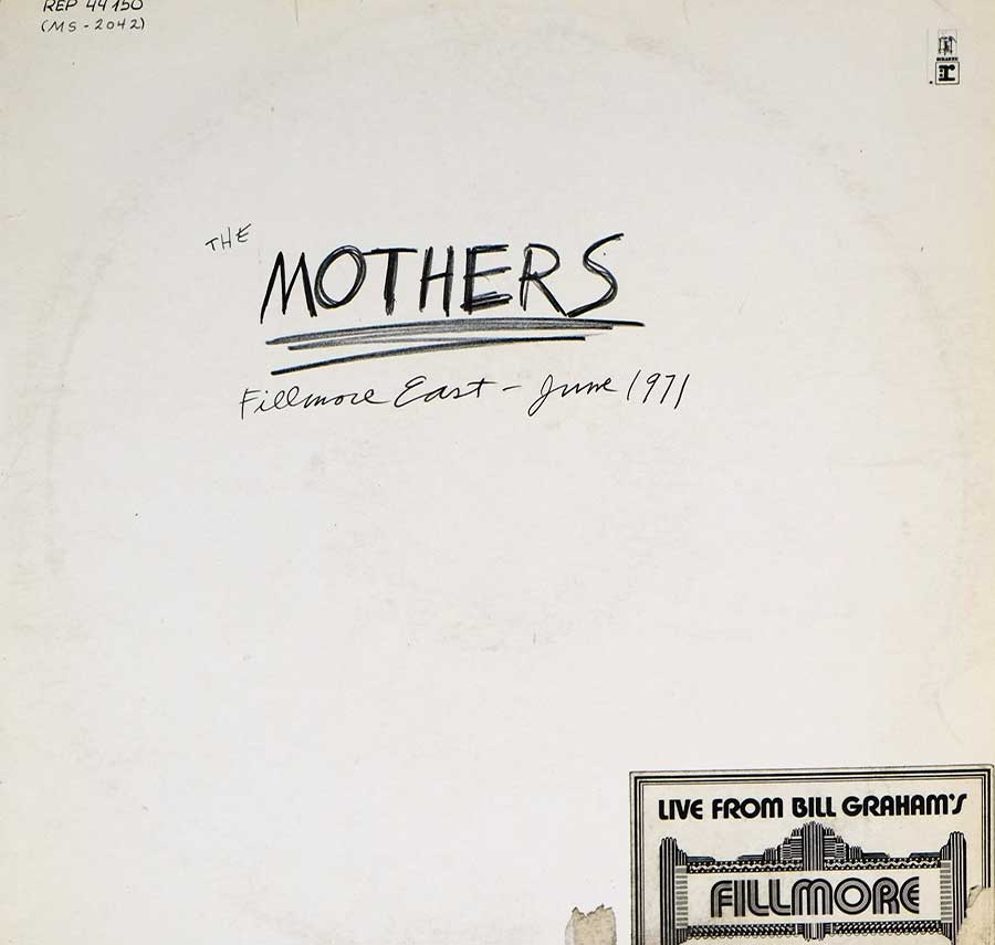 Album Front Cover Photo of THE MOTHERS ( OF INVENTION ) - Fillmore East 1971
 