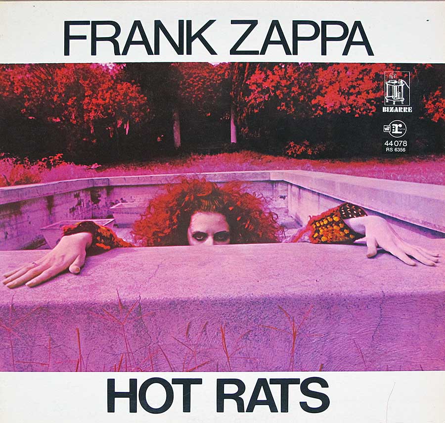 FRANK ZAPPA - Hot Rats Gatefold German Release 12" LP VINYL ALBUM album front cover