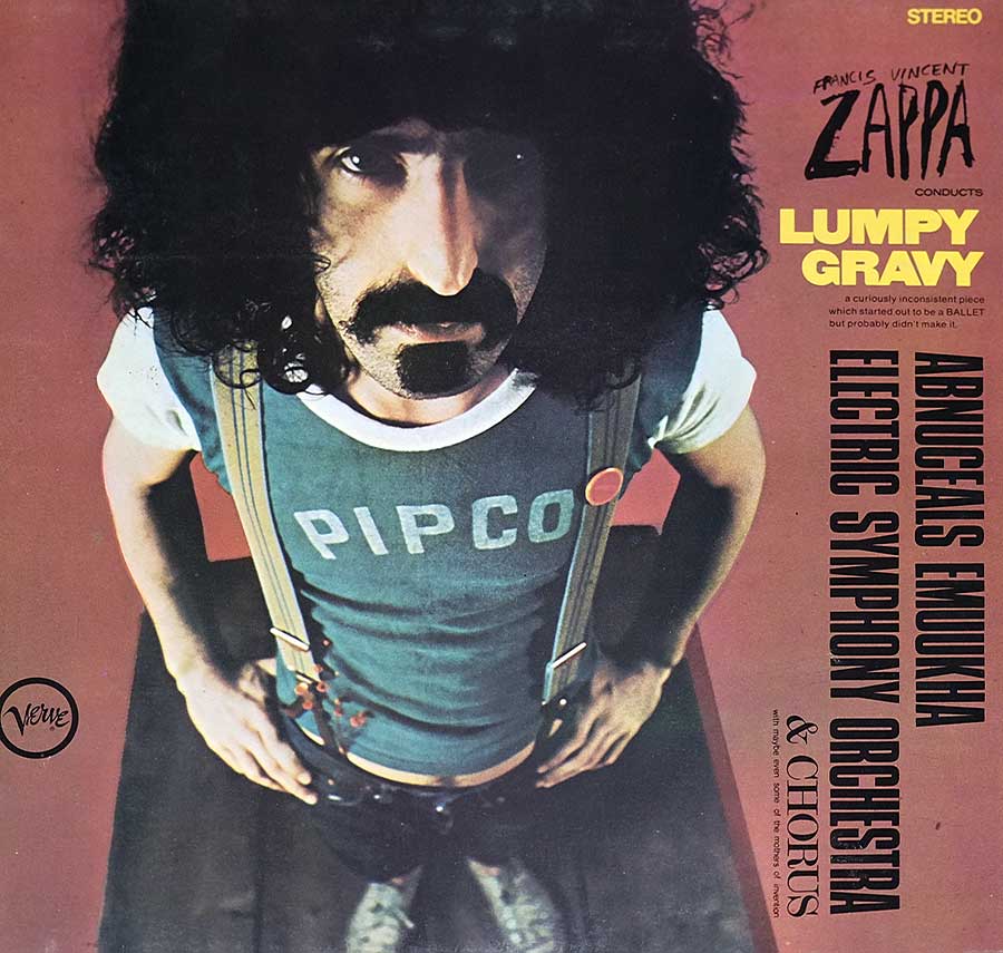 FRANK ZAPPA & ABNUCEALS EMUUKHA ELECTRIC SYMPHONY ORCHESTRA - Lumpy Gravy UK Gatefold 12" LP VINYL  front cover https://vinyl-records.nl