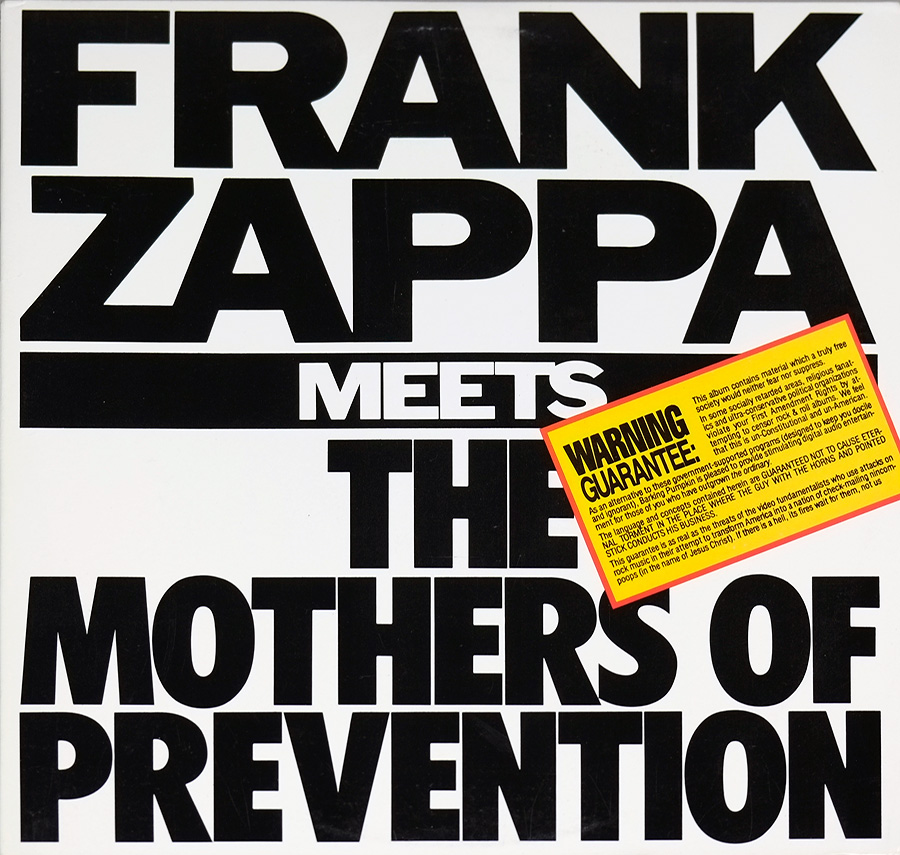 Front Cover Photo Of FRANK ZAPPA MEETS THE MOTHERS OF PREVENTION USA 12" LP VINYL 
