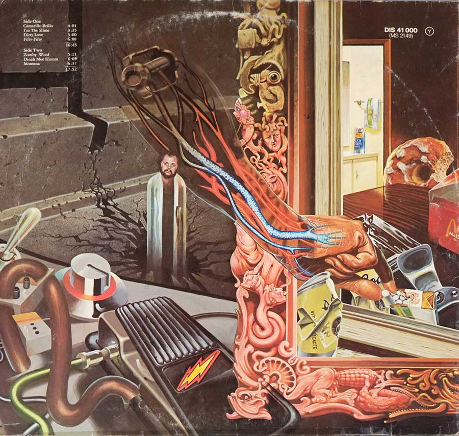 Photo of album back cover MOTHERS OF INVENTION - Over-Nite Sensation