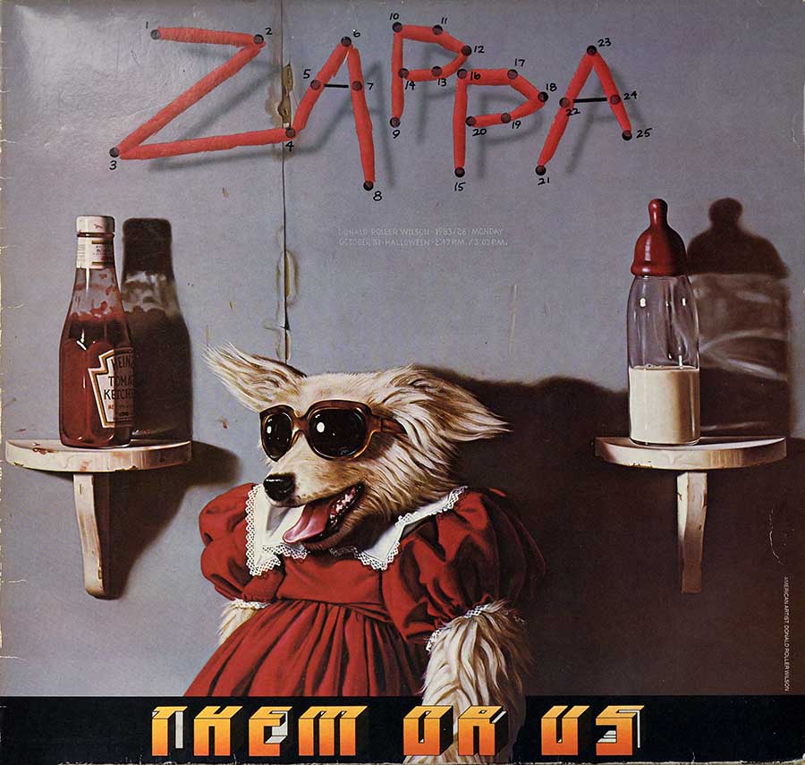FRANK ZAPPA - Them Or Us European Release Gatefold 12" Vinyl LP Album  album front cover
