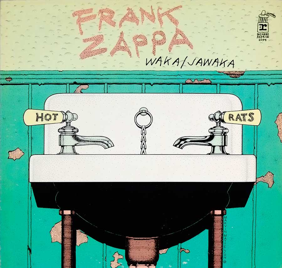 Front Cover Photo Of FRANK ZAPPA - Waka Jawaka Hot Rats Blue Bizarre Usa Warner 12" LP VINYL