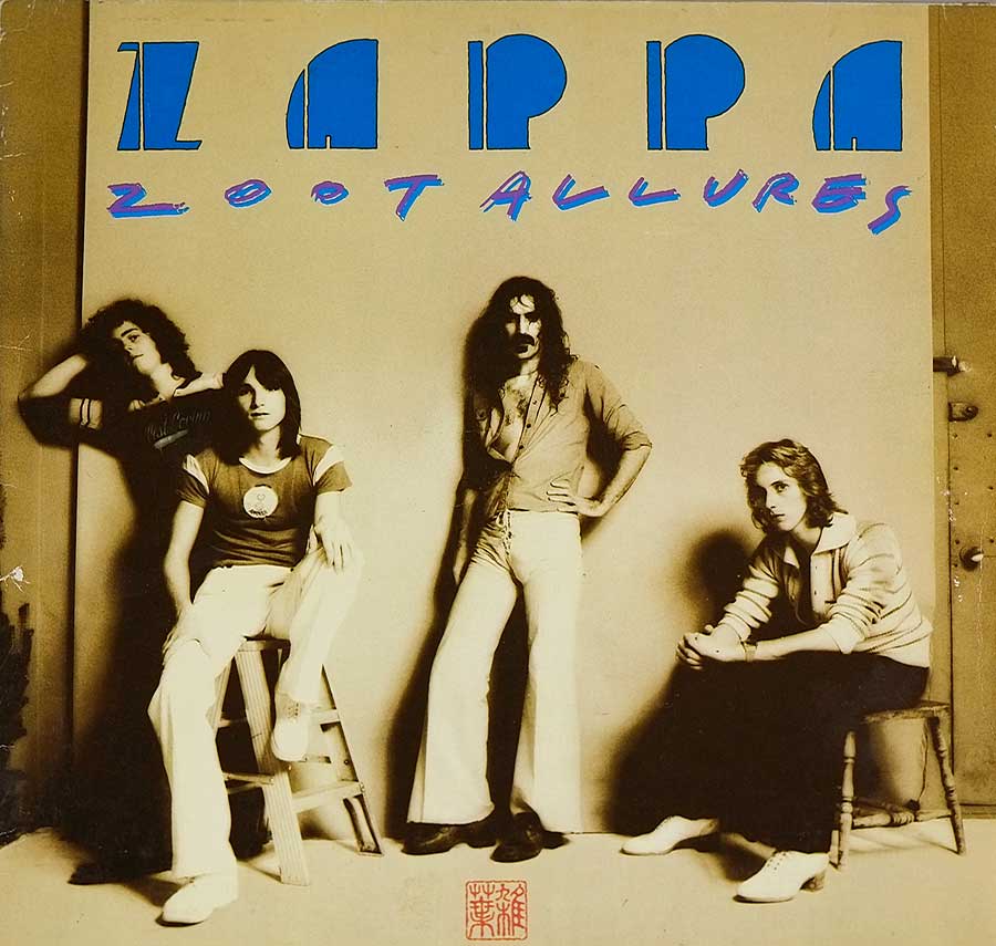 FRANK ZAPPA - Zoot Allures Germany Release 1976 12" LP VINYL  front cover https://vinyl-records.nl