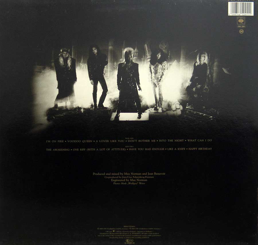 Photo of album back cover Voodoo X - Vol 1 The Awakening 12" Vinyl LP Album