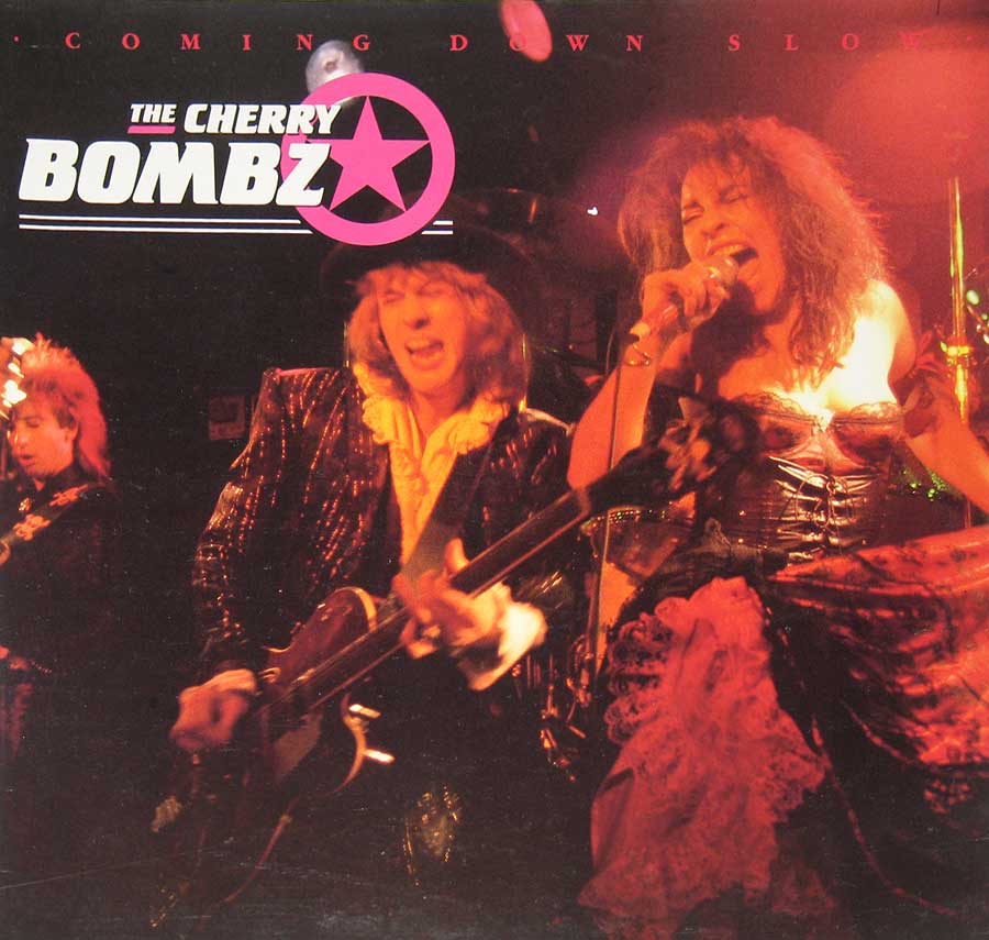 CHERRY BOMBZ - Coming Down Slow 12" Vinyl LP Album
 front cover https://vinyl-records.nl