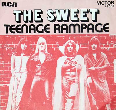 Thumbnail of SWEET - Teenage Rampage 7" Vinyl Single
 album front cover