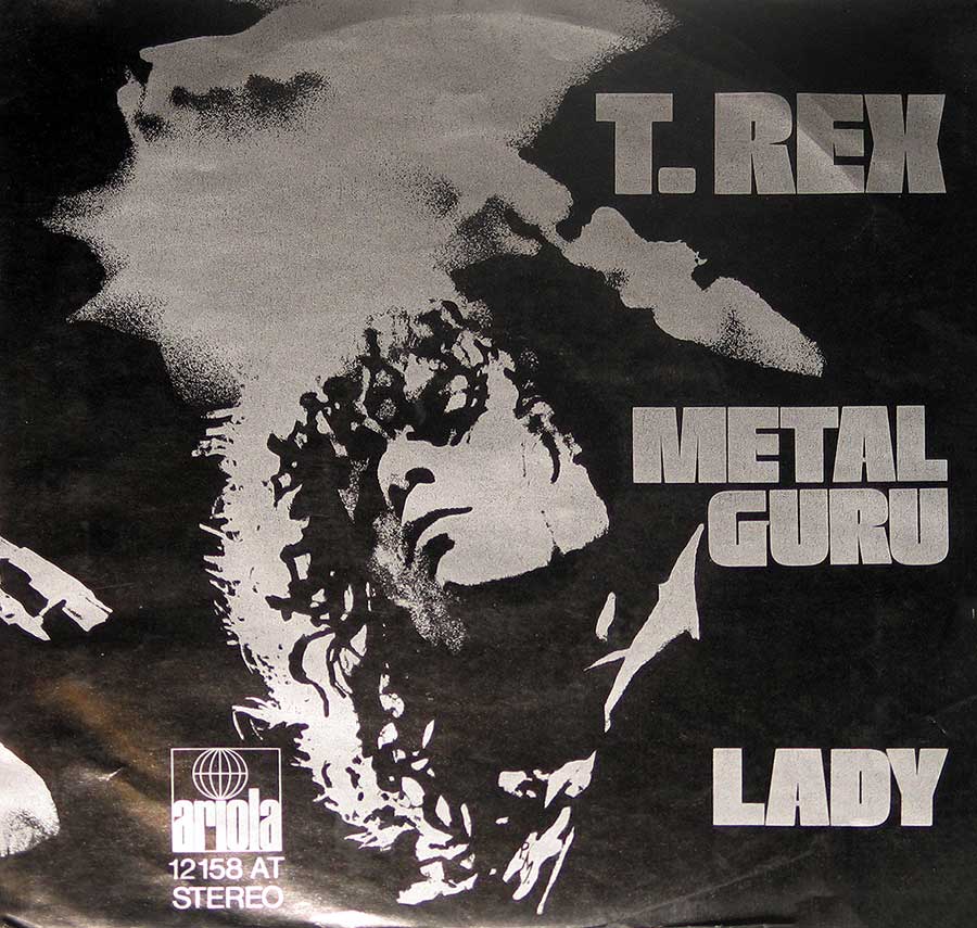 T.REX - Metal Guru / Lady 7" Vinyl Picture Sleeve Single front cover https://vinyl-records.nl