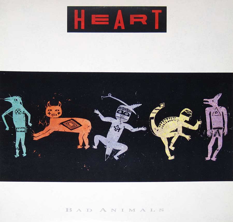 HEART BAD - Animals Canada Release 12" Vinyl LP Album album front cover