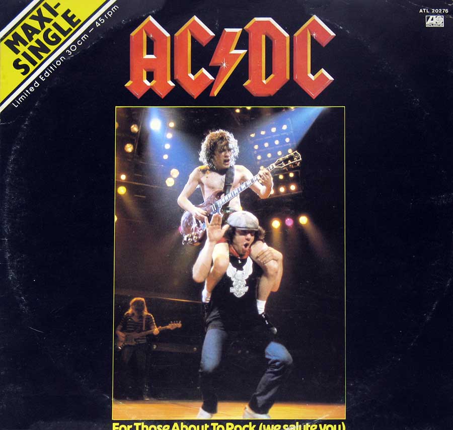 Album Front Cover Photo of AC/DC - For Those About To Rock 