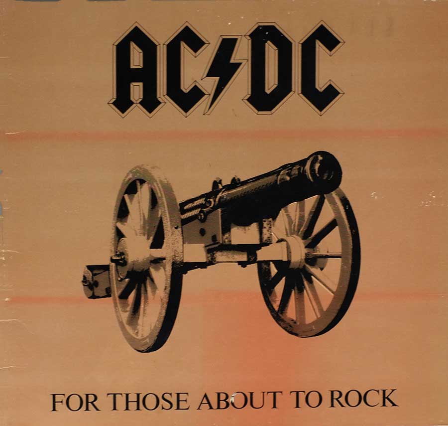 Album Front Cover Photo of AC/DC - For Those About To Rock ( USA Release ) 