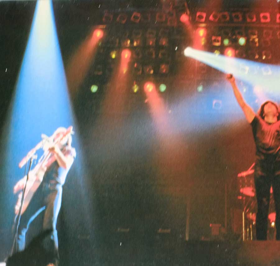Photo of the left page inside cover AC/DC - For Those About To Rock ( USA Release ) 