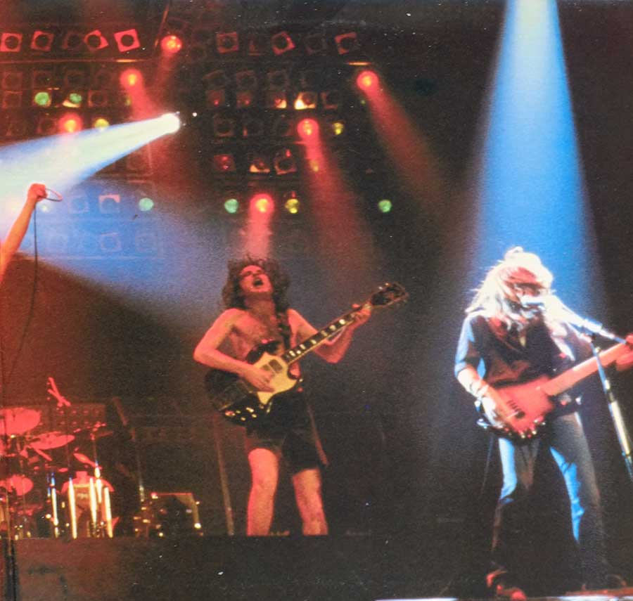 Photo of the right page inside cover AC/DC - For Those About To Rock ( USA Release ) 