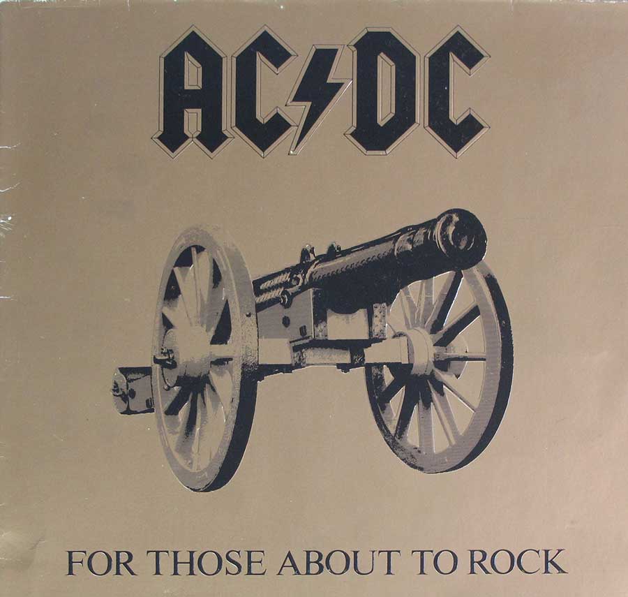 Album Front Cover Photo of AC/DC - For Those About To Rock We Salute You ( German Release ) 