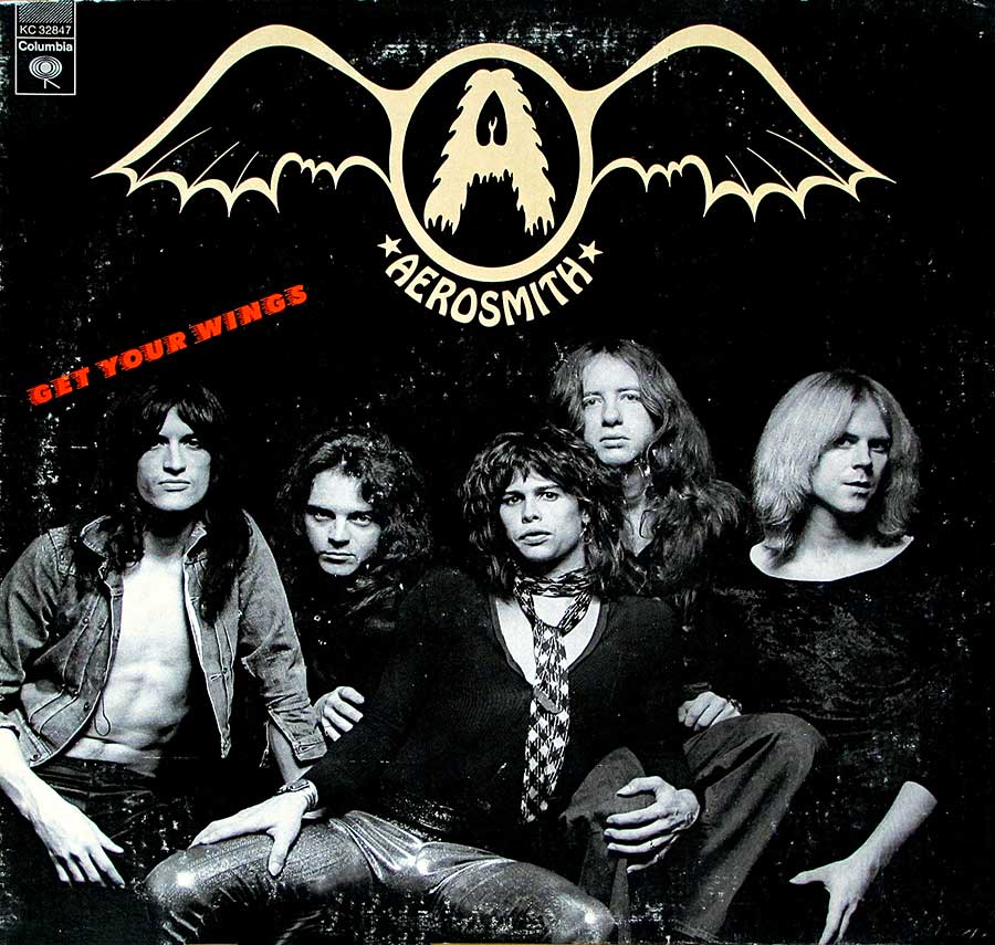 AEROSMITH - Get Your Wings USA Release 12" LP VINYL ALBUM front cover https://vinyl-records.nl