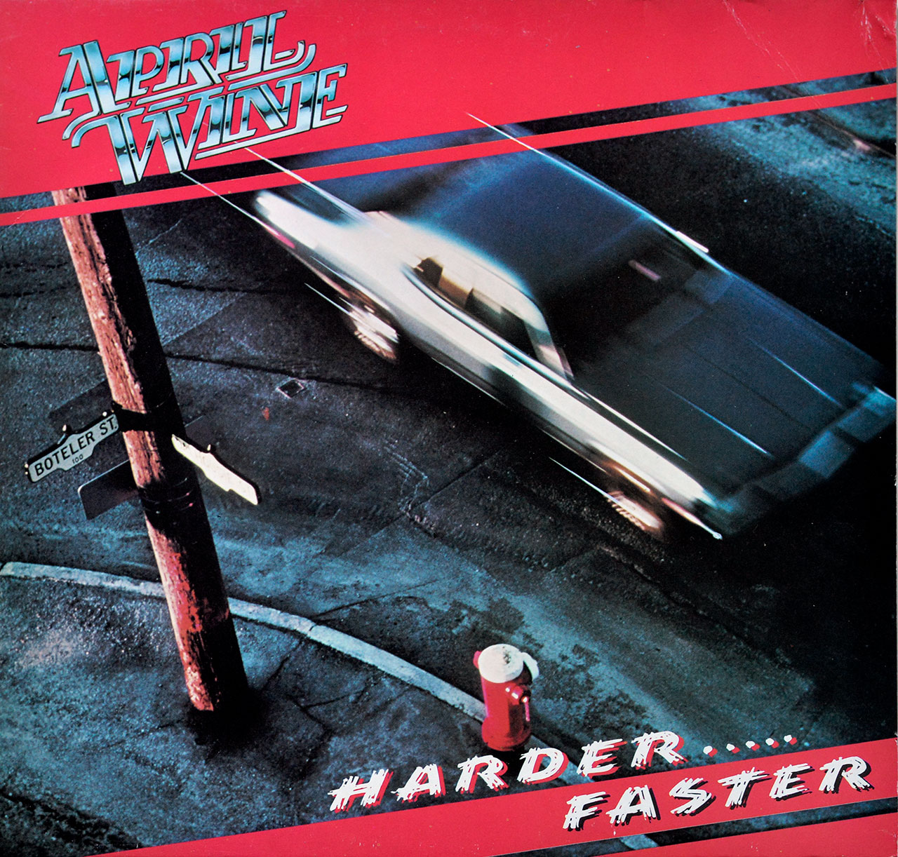 Album Front Cover Photo of APRIL WINE – Harder.....Faster 