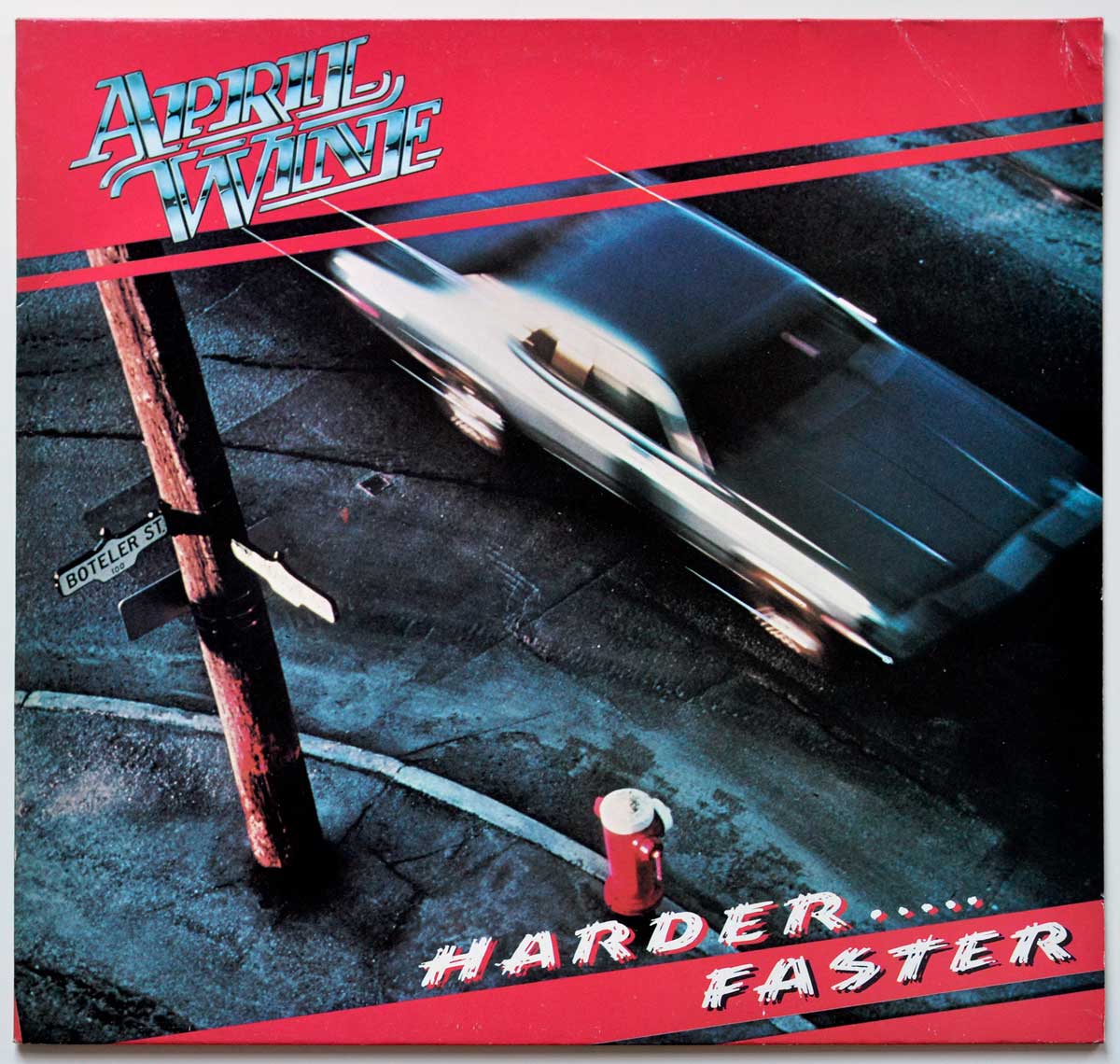 Front Cover Photo Of APRIL WINE – Harder.....Faster 