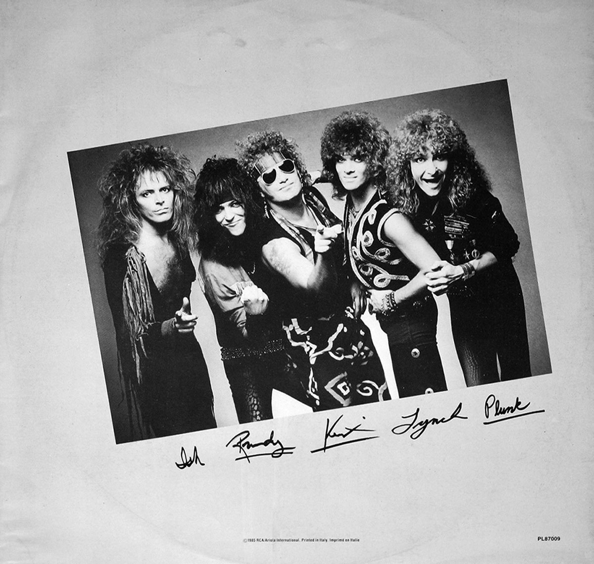 Autograph That's The Stuff American Glam Metal Album Cover Gallery