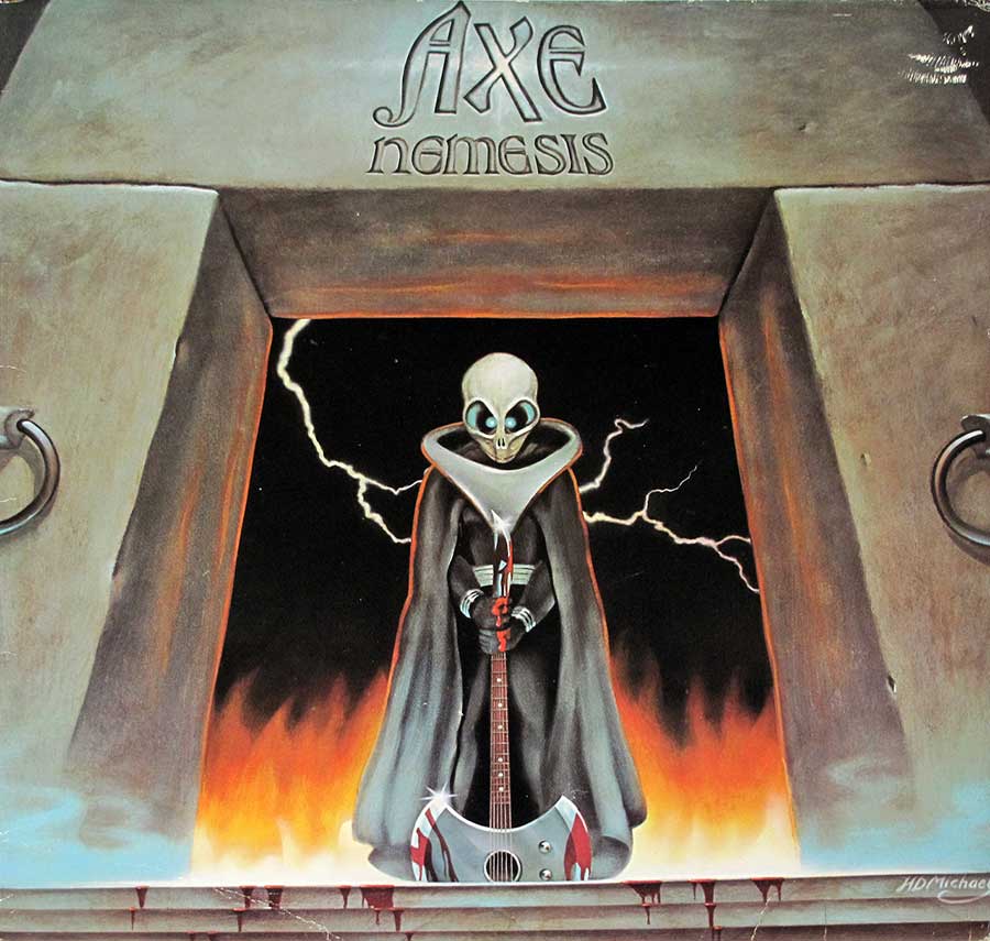 Front Cover Photo of "AXE - Nemesis" Album 
