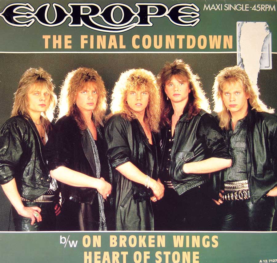 Front Cover Photo Of EUROPE - Final Countdown Extended Version 7" Single Picture Sleeve