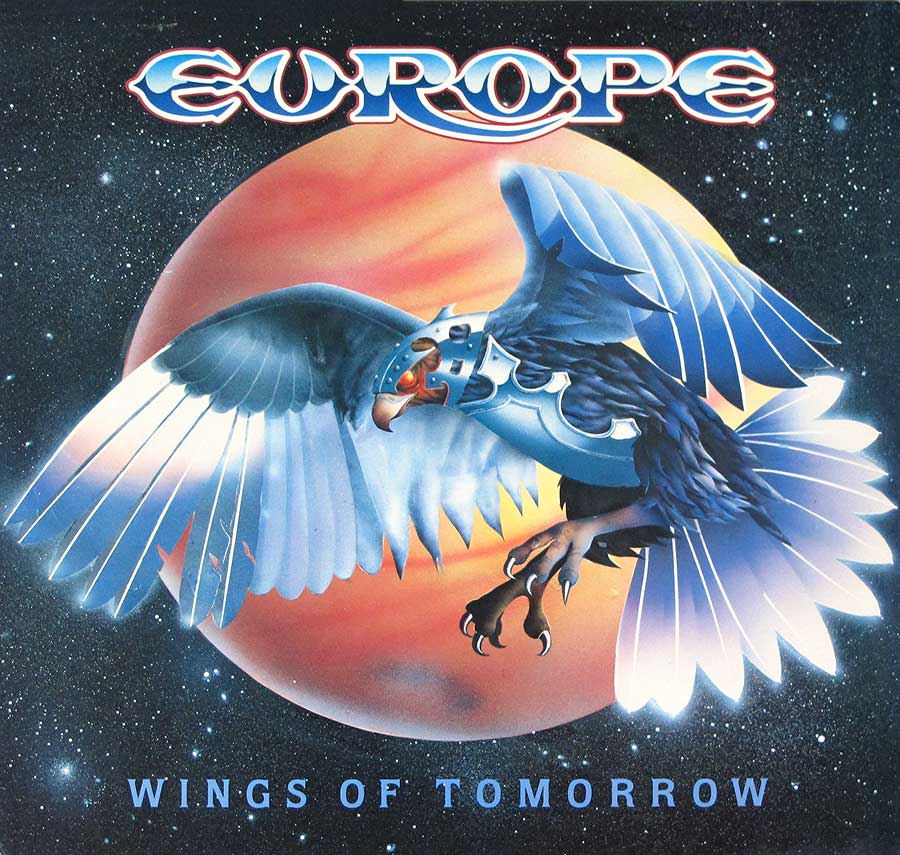 Front Cover Photo Of EUROPE - Wings of Tomorrow Hot Records 12" LP Vinyl Album