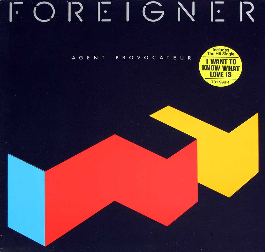 Front Cover Photo Of FOREIGNER - Agent Provocateur