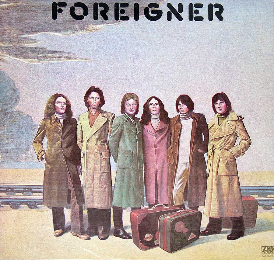 FOREIGNER - Self-Titled USA Release 12" VINYL LP ALBUM front cover https://vinyl-records.nl