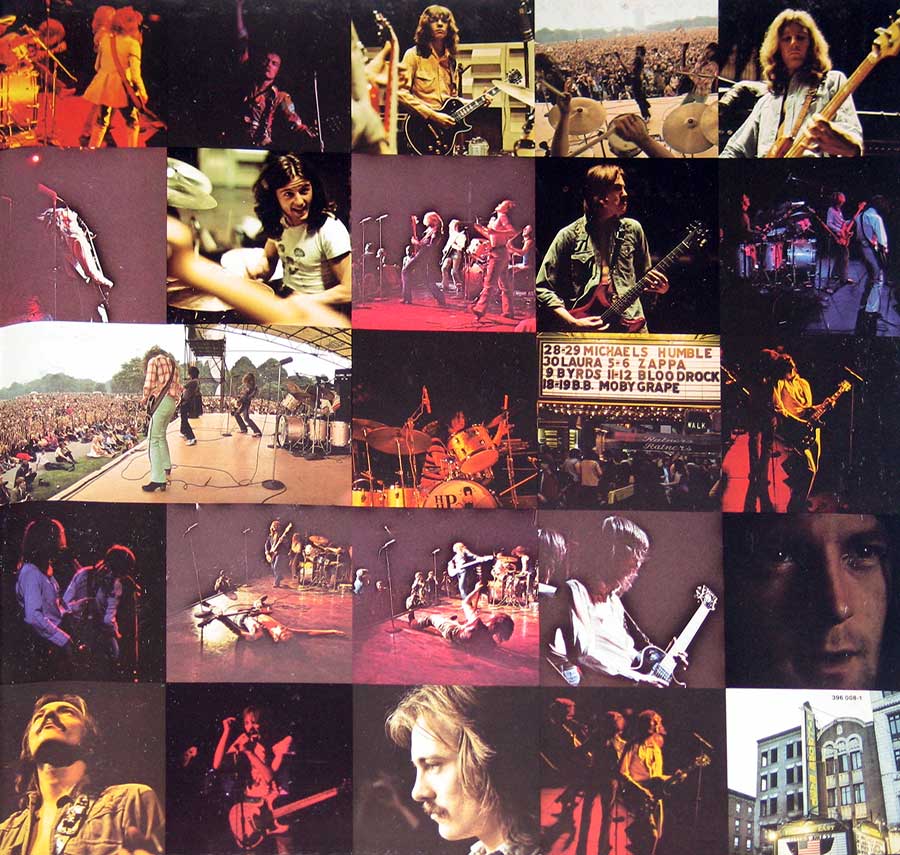 Photo of the right page inside cover HUMBLE PIE - Performance Rockin The Fillmore 12" Vinyl LP ALbum 