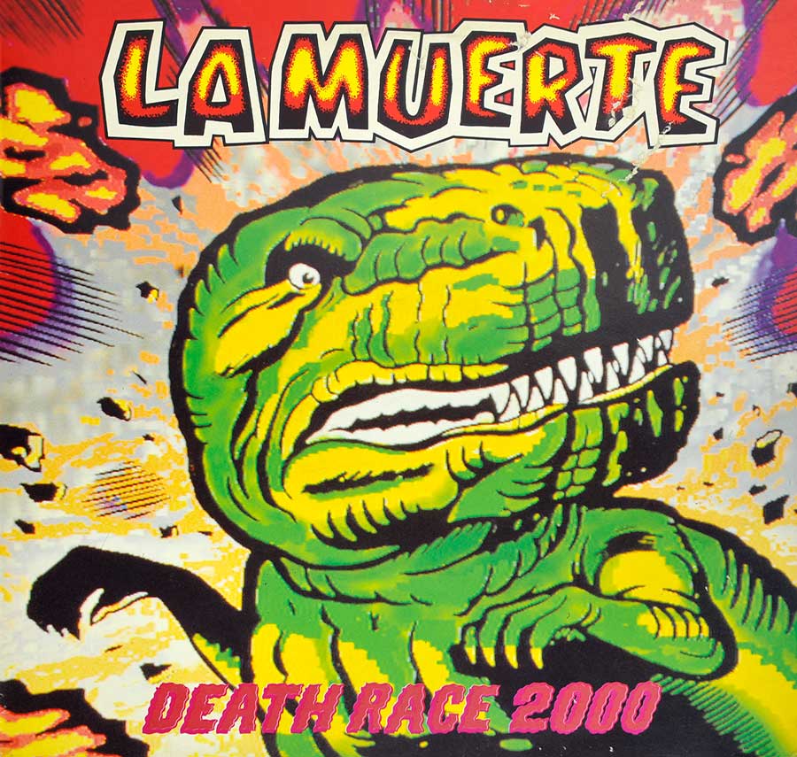 LA MUERTE - Death Race 2000 12" LP VINYL Album front cover https://vinyl-records.nl