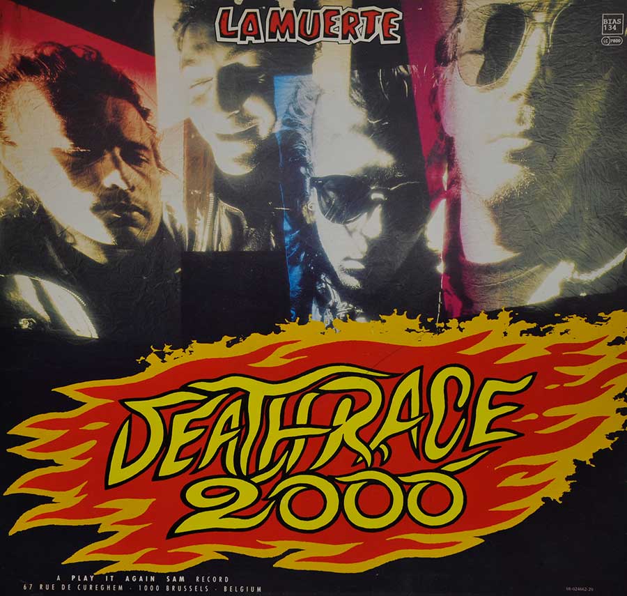 LA MUERTE - Death Race 2000 12" LP VINYL Album back cover