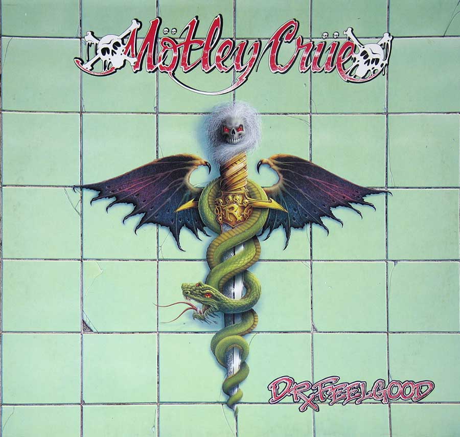 MOTLEY CRUE - Dr Feelgood European Release 12" Vinyl LP Album front cover https://vinyl-records.nl