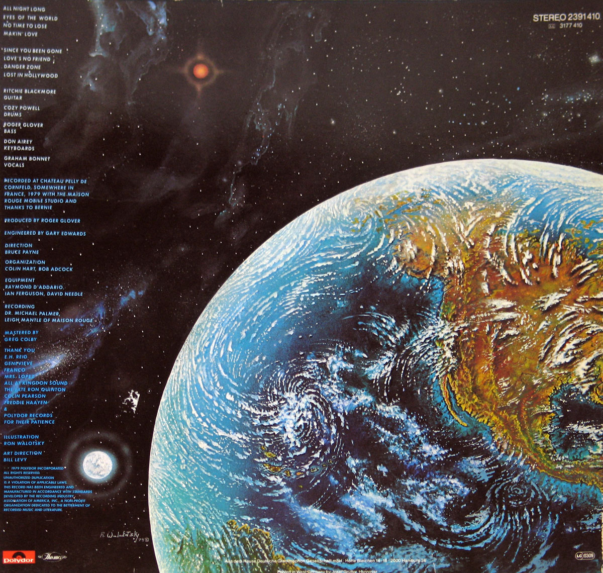 RAINBOW Down To Earth Progressive Rock Album Cover Gallery & 12