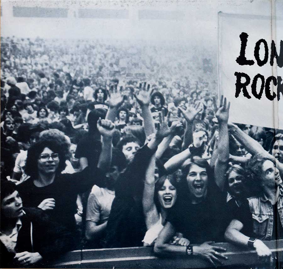 Photo of the left page inside cover RAINBOW - Long Live Rock and Roll 