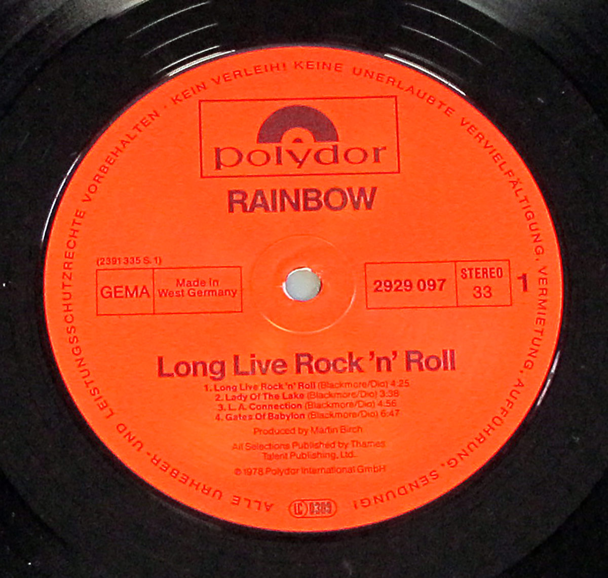 High Resolution Photos of rainbow long live rock roll 2929 097 