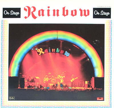 RAINBOW - On Stage  album front cover vinyl record